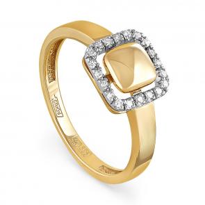 Кольцо из лимонного золота KABAROVSKY с бриллиантом K11-2805-1000 фото