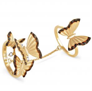 Кольцо из лимонного золота KABAROVSKY с бриллиантом K11-2807-1000 фото