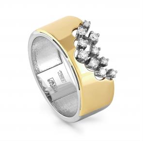 Кольцо из лимонного золота KABAROVSKY с бриллиантом K11-2943-1000 фото