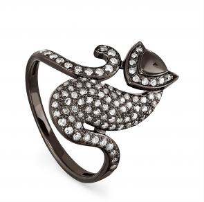 Кольцо из лимонного золота KABAROVSKY с бриллиантом K11-2970-1089 фото