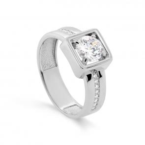 Серебряное кольцо KABAROVSKY с фианитом K11-341-7900 фото