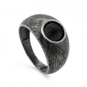Кольцо из черненого серебра KABAROVSKY с фианитом K11-359-41083 фото