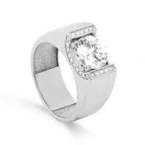 Серебряное кольцо KABAROVSKY с фианитом K11-393-7900 фото