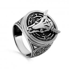 Серебряное кольцо KABAROVSKY с керамикой K11-449-0089 фото