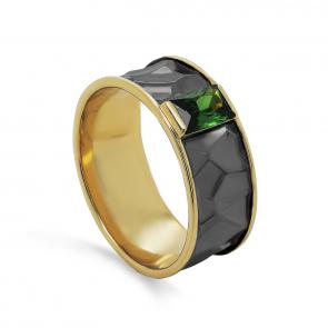 Кольцо из золочёного серебра KABAROVSKY с фианитом K11-451-40481 фото