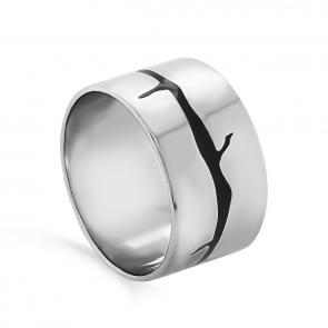 Серебряное кольцо KABAROVSKY с эмалью K11-462-0002 фото