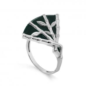 Серебряное кольцо KABAROVSKY с эмалью K11-484-0013 фото