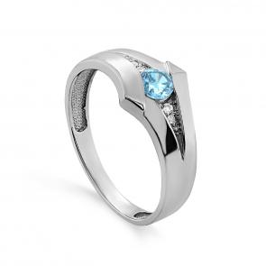 Серебряное кольцо KABAROVSKY с фианитом K11-491-0100 фото