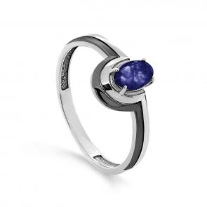 Серебряное кольцо KABAROVSKY с сапфиром K11-503-1189 фото