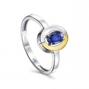 Серебряное кольцо KABAROVSKY с сапфиром K11-505-1187 фото