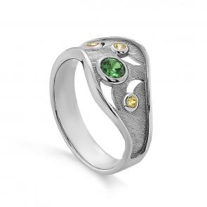 Серебряное кольцо KABAROVSKY с фианитом K11-510-0100 фото