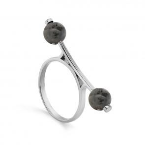 Серебряное кольцо KABAROVSKY с лабрадоритом K11-532-6500 фото