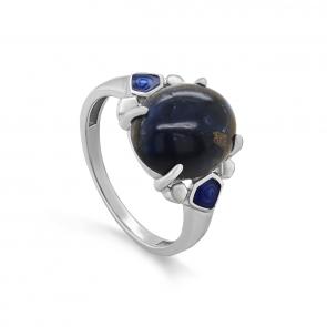 Серебряное кольцо KABAROVSKY с бирюзой и эмалью K11-544-11807 фото