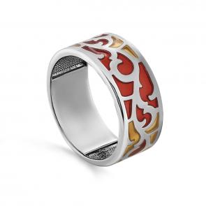 Серебряное кольцо KABAROVSKY с эмалью K11-559-0018 фото