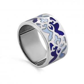 Серебряное кольцо KABAROVSKY с эмалью K11-568-0007 фото