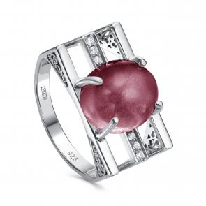 Серебряное кольцо KABAROVSKY с улекситои и фианитом K11-579-24489 фото