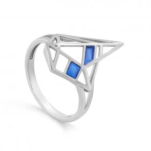 Серебряное кольцо KABAROVSKY с эмалью K11-599-0007 фото
