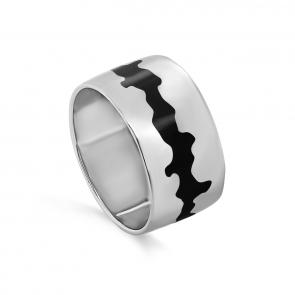 Серебряное кольцо KABAROVSKY с эмалью K11-626-0002 фото