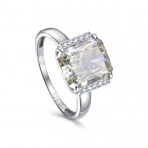 Серебряное кольцо KABAROVSKY с бриллианитом и фианитом K11-634-14100 фото