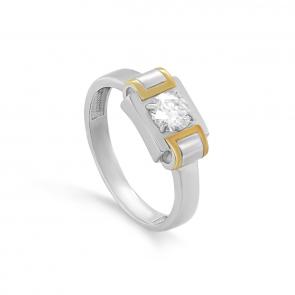 Серебряное кольцо KABAROVSKY с муассанитом K11-643-11387 фото