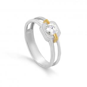 Серебряное кольцо KABAROVSKY с муассанитом K11-646-11387 фото