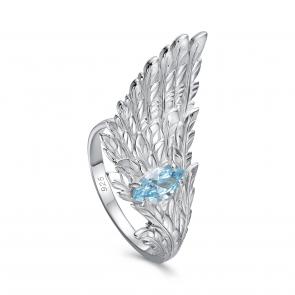 Серебряное кольцо KABAROVSKY с фианитом K11-681-40100 фото