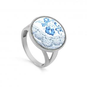 Серебряное кольцо KABAROVSKY с эмалью K11-686-0043 фото