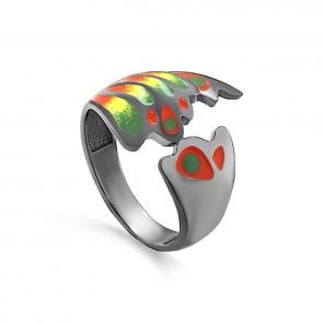 Серебряное кольцо KABAROVSKY с эмалью K11-688-0090 фото