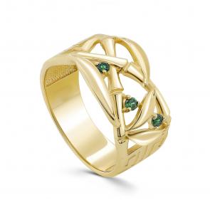 Кольцо из лимонного серебра KABAROVSKY с фианитом K11-717-40431 фото