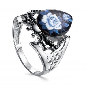 Серебряное кольцо KABAROVSKY с эмалью K11-730-0043 фото