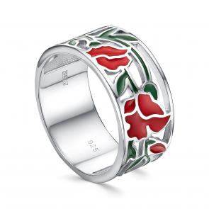 Серебряное кольцо KABAROVSKY с эмалью K11-761-0001 фото