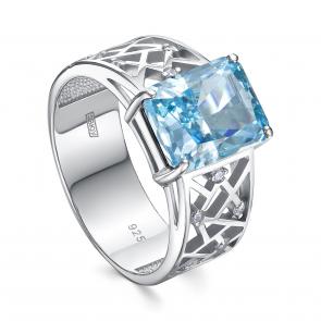 Серебряное кольцо KABAROVSKY с фианитм и бриллианитом K11-767-12700 фото