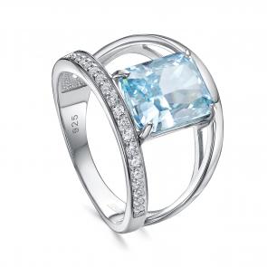 Серебряное кольцо KABAROVSKY с бриллианитом и фианитом K11-768-12700 фото