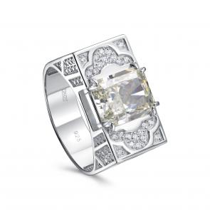 Серебряное кольцо KABAROVSKY  с фианитом и бриллианитом K11-788-14100 фото