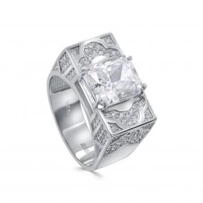 Серебряное кольцо KABAROVSKY с фианитом и бриллианитом K11-788-21500 фото