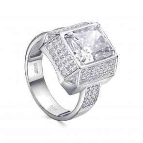Серебряное кольцо KABAROVSKY с фианитом и бриллианитом K11-791-21500 фото