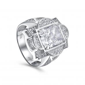 Серебряное кольцо KABAROVSKY с фианитом и бриллианитом K11-792-21500 фото