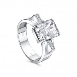 Серебряное кольцо KABAROVSKY с фианитом и бриллианитом K11-828-21500 фото