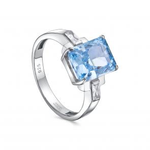 Серебряное кольцо KABAROVSKY с бриллианитом и фианитом K11-830-12700 фото