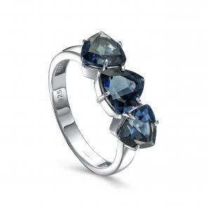 Серебряное кольцо KABAROVSKY с Лондон топазом K11-854-2300 фото