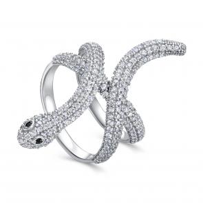 Серебряное кольцо Символ года KABAROVSKY с фианитом K11-9037-7900 фото