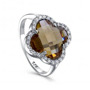 Серебряное кольцо KABAROVSKY с фианитом и султанитом K11-9038/1-63300 фото