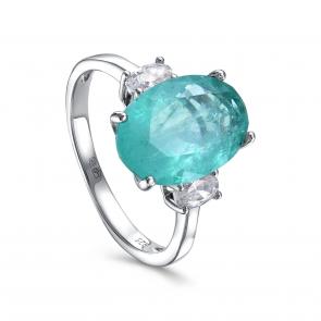 Серебряное кольцо KABAROVSKY с фианитом и алпанитом K11-9040-63000 фото