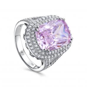 Серебряное кольцо KABAROVSKY с фианитом и алпанитом K11-9043-41700 фото