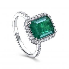 Серебряное кольцо KABAROVSKY с фианитом и алпанитом K11-9044-60400 фото