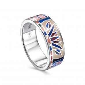 Серебряное кольцо KABAROVSKY с эмалью K11-9053-0001 фото