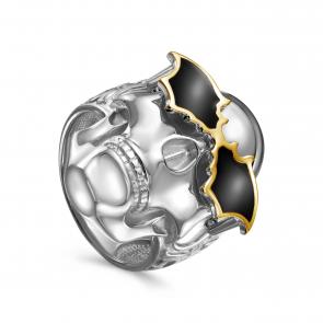 Серебряное кольцо KABAROVSKY с эмалью K11-929-0002 фото