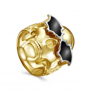 Кольцо из лимонного серебра KABAROVSKY с эмалью K11-929-0087 фото