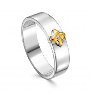 Серебряное кольцо KABAROVSKY с бриллиантом K11-950-1087 фото