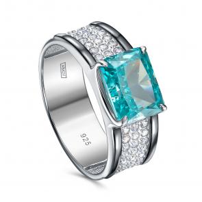 Серебряное кольцо KABAROVSKY с бриллианитом и фианитом K11-957-13389 фото